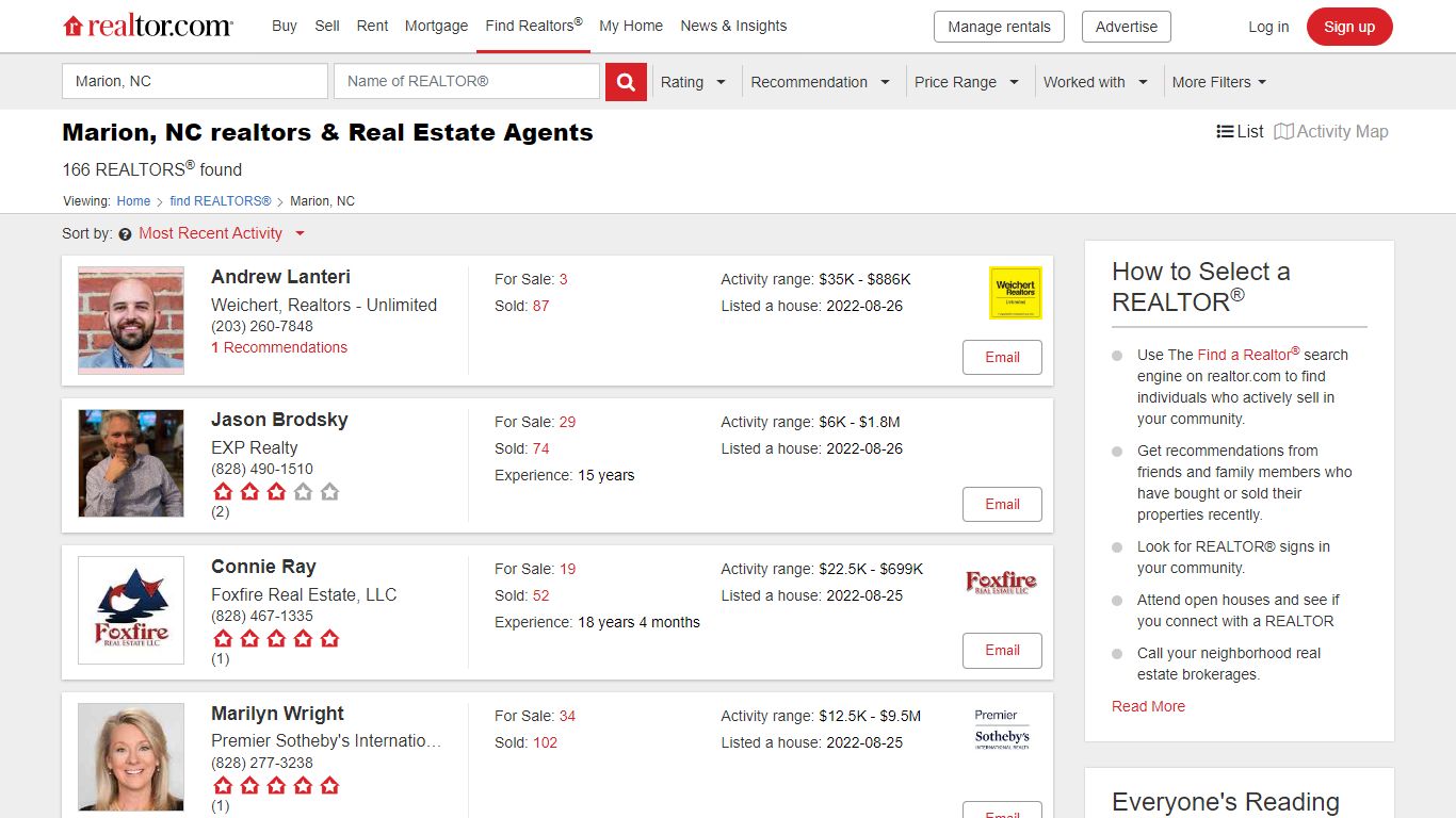 Find Realtors & Real Estate Agents in Marion, NC | realtor.com®